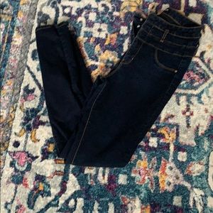 High waist skinny jeans